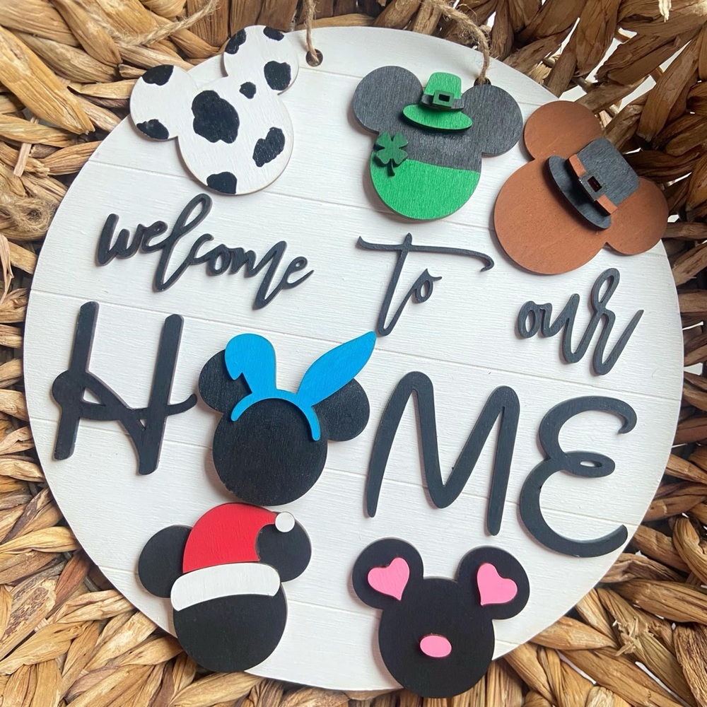 Mouse head DOOR HANGER interchangeable